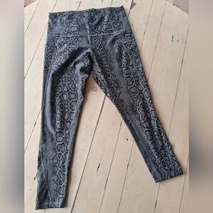 Champion Gray Snake Print Leggings